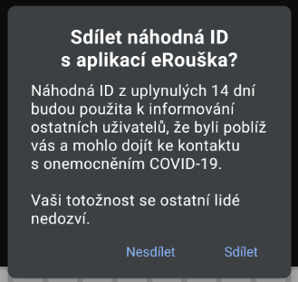 sdílení erouška